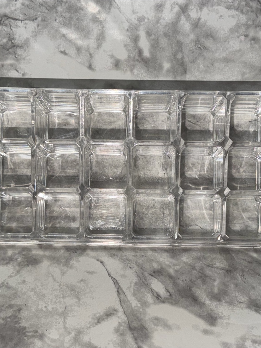 Clear Acrylic 24-Compartment Organizer Tray